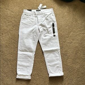 Banana Republic Crisp White Jeans